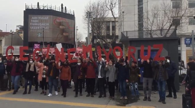 İstanbul’da ‘geçinemiyoruz’ eylemi