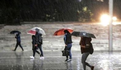 Marmara Bölgesi’ne yarın için şiddetli yağış ve dolu uyarısı