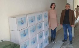 Eyüpsultan’dan Makedonya’ya 500 gıda kolisi gönderildi