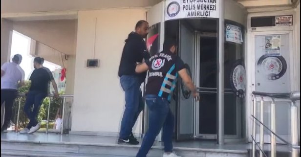 Eyüpsultan’da sivil trafik polislerinin tespit ettiği “değnekçi” gözaltına alındı