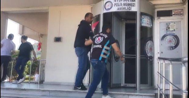 Eyüpsultan’da sivil trafik polislerinin tespit ettiği “değnekçi” gözaltına alındı