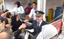 Eyüpsultan İlçe Emniyet Müdürlüğü şehitlerimizi unutmadı