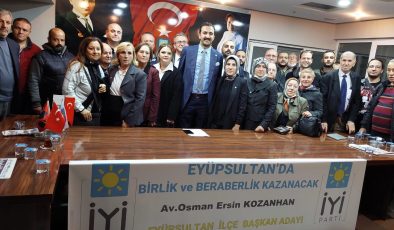 Avukat  Osman Ersin Kozanhan, İyi Parti İlçe Başkanlığı’na adaylığını açıkladı