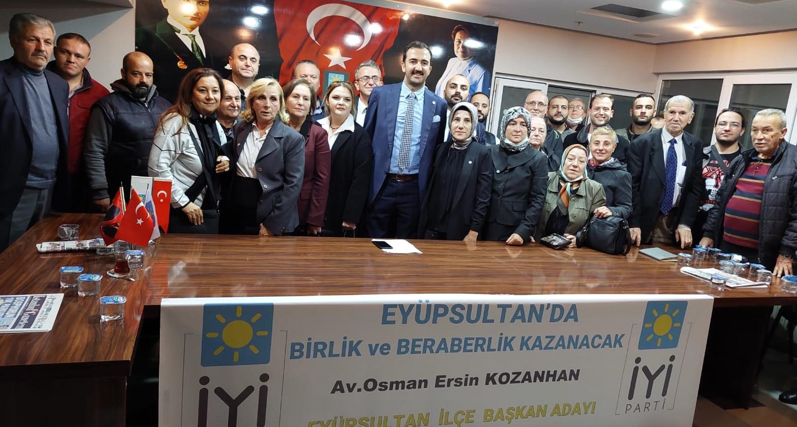 Avukat  Osman Ersin Kozanhan, İyi Parti İlçe Başkanlığı’na adaylığını açıkladı