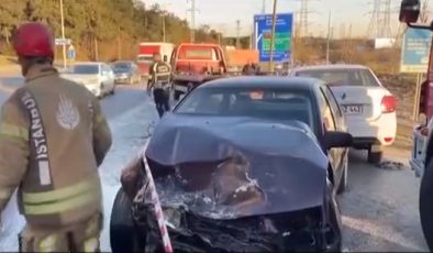 Kemerburgaz’da trafik kazası: 2 yaralı