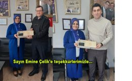 Emine Çelik, 10 Ocak Çalışan Gazeteciler Günü münasebetiyle gazetemiz Medya Haliç’i ziyaret etti.