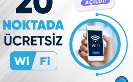 Ücretsiz 20 Wİ-Fİ noktasında 1 milyon oturum açıldı