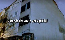 Gaziosmanpaşa’da çatlakların oluştuğu bina tahliye edildi