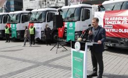 Gaziosmanpaşa’ya 29 Araçlık Yeni Temizlik Filosu