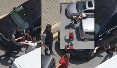 İstanbul’da iki sürücü birbirine girdi! Biri diğerine silecekle saldırdı