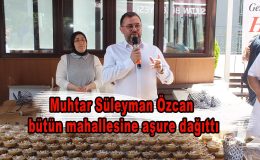 Geleneksel “Aşure Dağıtım Programı” büyük ilgi gördü