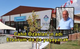 Erzurum’un Tekman ilçesinde Cahit Özaslan Kültür Merkezi açıldı