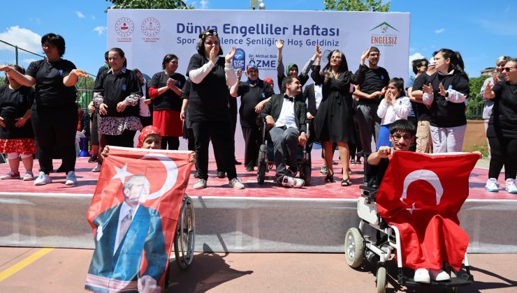 Engelliler Haftası’nda spor ve eğlence dolu şenlik düzenlendi