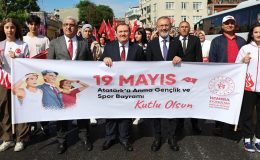 Eyüpsultan’da 19 Mayıs kutlamaları gençlik yürüyüşle başladı
