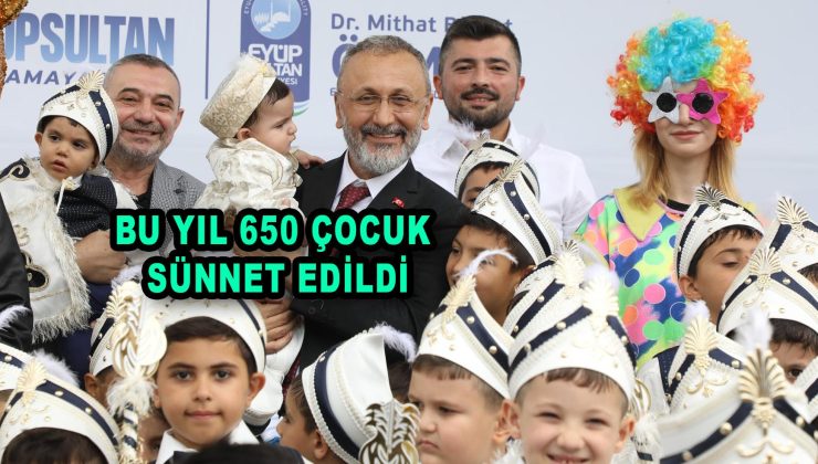 Eyüpsultanlı çocuklara muhteşem sünnet şöleni