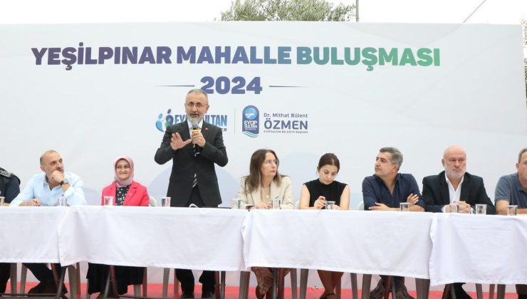 Başkan Özmen Yeşilpınar sakinleriyle buluştu, sorunlarını dinledi.