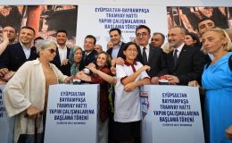 Eyüpsultan-Bayrampaşa Tramvay Hattı’nın yapımına başlandı