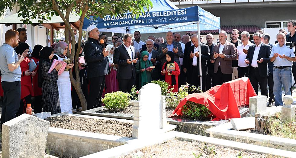 BELEDİYE BAŞKANI ŞEHİT MUSTAFA YEŞİL, DUALARLA ANILDI